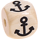 Geprägte Buchstabenwürfel 10mm - Bilder : Anker