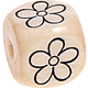 Geprägte Buchstabenwürfel 10mm - Bilder : Blume