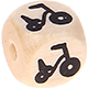 Geprägte Buchstabenwürfel 10mm - Bilder : Dreirad