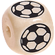 Geprägte Buchstabenwürfel 10mm - Bilder : Fussball