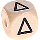 Geprägte Buchstabenwürfel 10mm - Griechisch : Δ