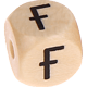 Geprägte Buchstabenwürfel 10mm - Kasachisch : Ғ