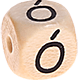 Geprägte Buchstabenwürfel 10mm - Polnisch : Ó