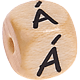 Geprägte Buchstabenwürfel 10mm - Portugiesisch : Á