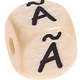 Geprägte Buchstabenwürfel 10mm - Portugiesisch : Ã