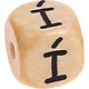 Geprägte Buchstabenwürfel 10mm - Portugiesisch : Í