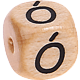 Geprägte Buchstabenwürfel 10mm - Portugiesisch : Ó