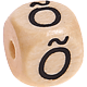 Geprägte Buchstabenwürfel 10mm - Portugiesisch : Õ