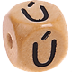 Geprägte Buchstabenwürfel 10mm - Portugiesisch : Ú