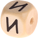 Geprägte Buchstabenwürfel 10mm - Russisch : И