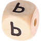 Geprägte Buchstabenwürfel 10mm - Russisch : ь