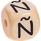 Geprägte Buchstabenwürfel 10mm - Spanisch : Ñ