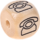 Geprägte Buchstabenwürfel 10mm - Bilder : Telefon