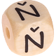 Geprägte Buchstabenwürfel 10mm - Tschechisch : Ň