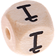 Geprägte Buchstabenwürfel 10mm - Litauisch : Į