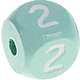 Dadi menta con lettere ad incavo 10 mm : 2