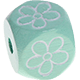 Dadi menta con lettere ad incavo 10 mm – Immagini : fiore