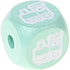 Dadi menta con lettere ad incavo 10 mm – Immagini : locomotiva