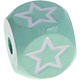 Dadi menta con lettere ad incavo 10 mm – Immagini : stella aperto