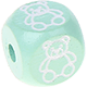 Dadi menta con lettere ad incavo 10 mm – Immagini : orso
