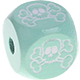 Dadi menta con lettere ad incavo 10 mm – Immagini : cranio