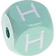 Dadi menta con lettere ad incavo 10 mm : H