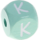 Dadi menta con lettere ad incavo 10 mm : K