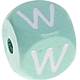 Dadi menta con lettere ad incavo 10 mm : W