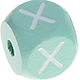 Dadi menta con lettere ad incavo 10 mm : X