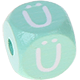 Dadi menta con lettere ad incavo 10 mm : Ü