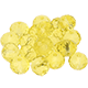 Perla di vetro smerigliato 8 mm : giallo