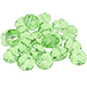 Perla di vetro smerigliato 8 mm : verde giallo