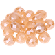 Perla di vetro smerigliato 8 mm : naturale