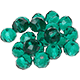 Perla di vetro smerigliato 8 mm : verde abete