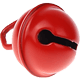 Campanellino 19 mm : rosso