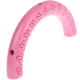 Mezzi anelli a fiorellini : rosa bambino
