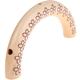 Mezzi anelli a fiorellini : naturale