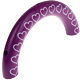 Mezzi anelli a cuoricini : viola viola