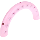 Mezzi anelli a teschietti : rosa