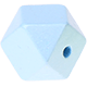 Esagono 18mm : madreperla azzurro bambino