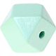 Esagono 18mm : madreperla menta
