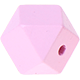 Esagono 18mm : rosa