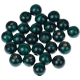 25 Perline di sicurezza 12 mm : verde scuro