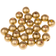 25 Perline di sicurezza 12 mm : oro