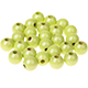 4 Perline rotonde 18 mm : madreperla limone