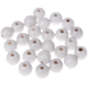 25 Perline di sicurezza 12 mm : bianco
