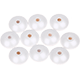 4 Distanziatori piatti 18/9 mm : madreperla bianco