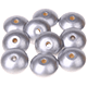 30 Distanziatori piatti 18/9 mm : argento