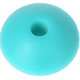 Distanziatori piatti in silicone 12 mm : turchese chiaro