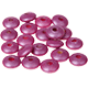 8 Distanziatori piatti 10/5 mm : madreperla rosa scuro